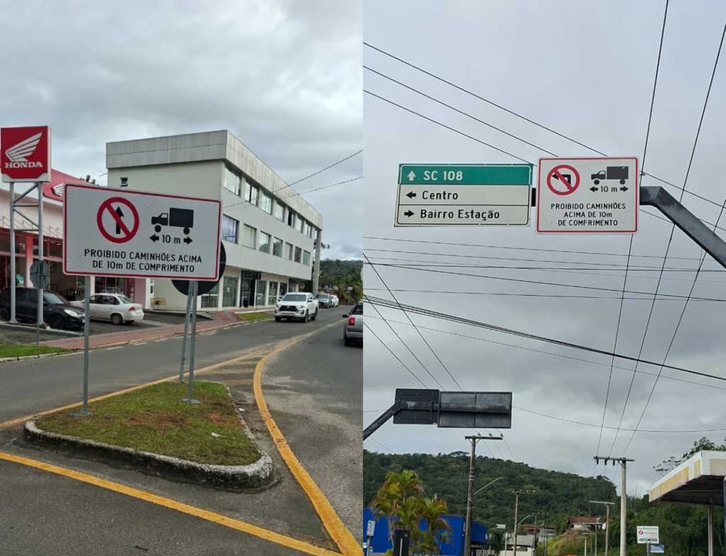 Urussanga muda regra para caminhões e altera circulação no Centro