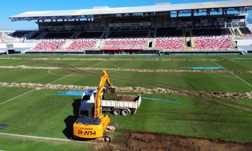 Arena Joinville vai receber novo gramado no modelo sintético padrão Fifa