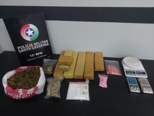 Suspeito por tráfico de drogas é preso em BC