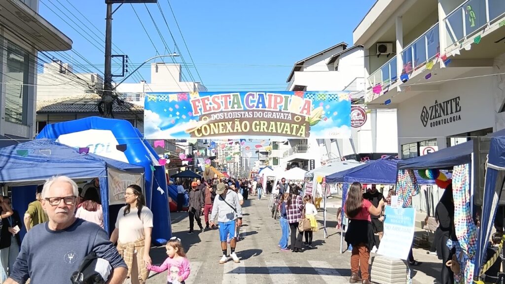 Primeira Festa Caipira dos Lojistas do Gravatá fortalece comércio local e atrai grande público . - Foto: Divulgação