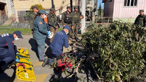 Araranguá faz simulado para preparar equipes para eventos extremos