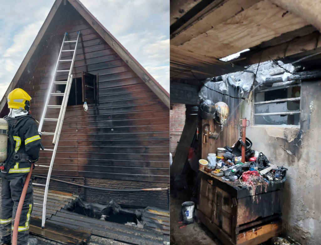 Botijão rompe durante preparo de comida e incêndio atinge casa em Içara
