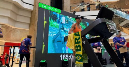 Catarinense corre sete dias sem parar para tentar quebrar recorde mundial
