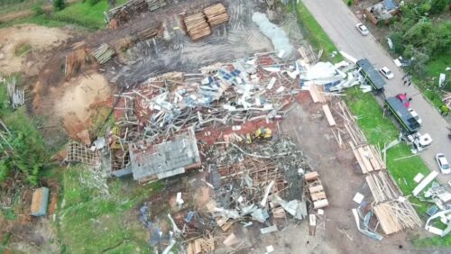 Ciclone bomba deixa um morto e cinco feridos no Rio Grande do Sul
