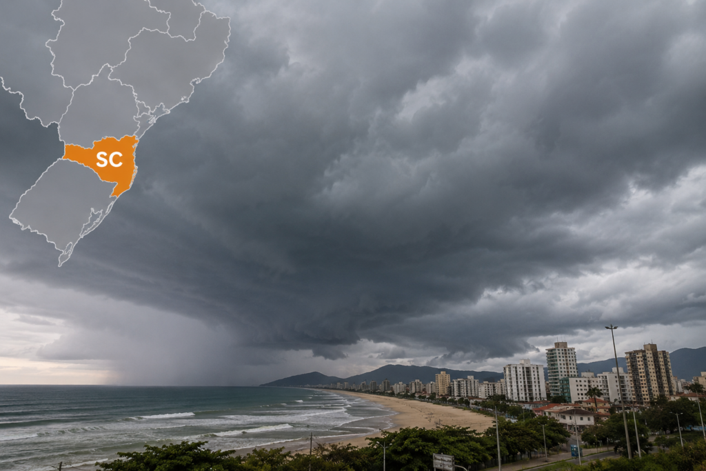 Ciclone bomba pode atingir o Sul do Brasil; veja quando Santa Catarina deve ser afetada