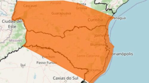 Grande Florianópolis entra em alerta para temporais severos
