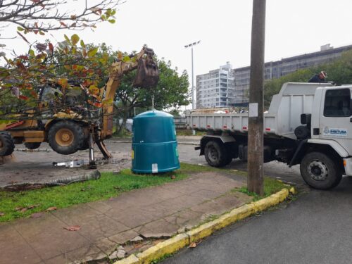 Imbituba recolhe 1,6 tonelada de vidro para reciclagem