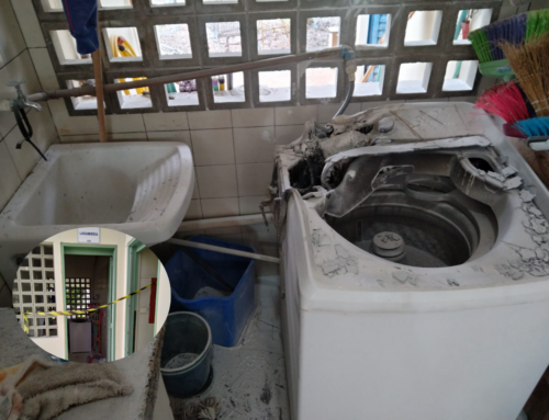 Incêndio assusta em escola de Criciúma nesta quinta-feira