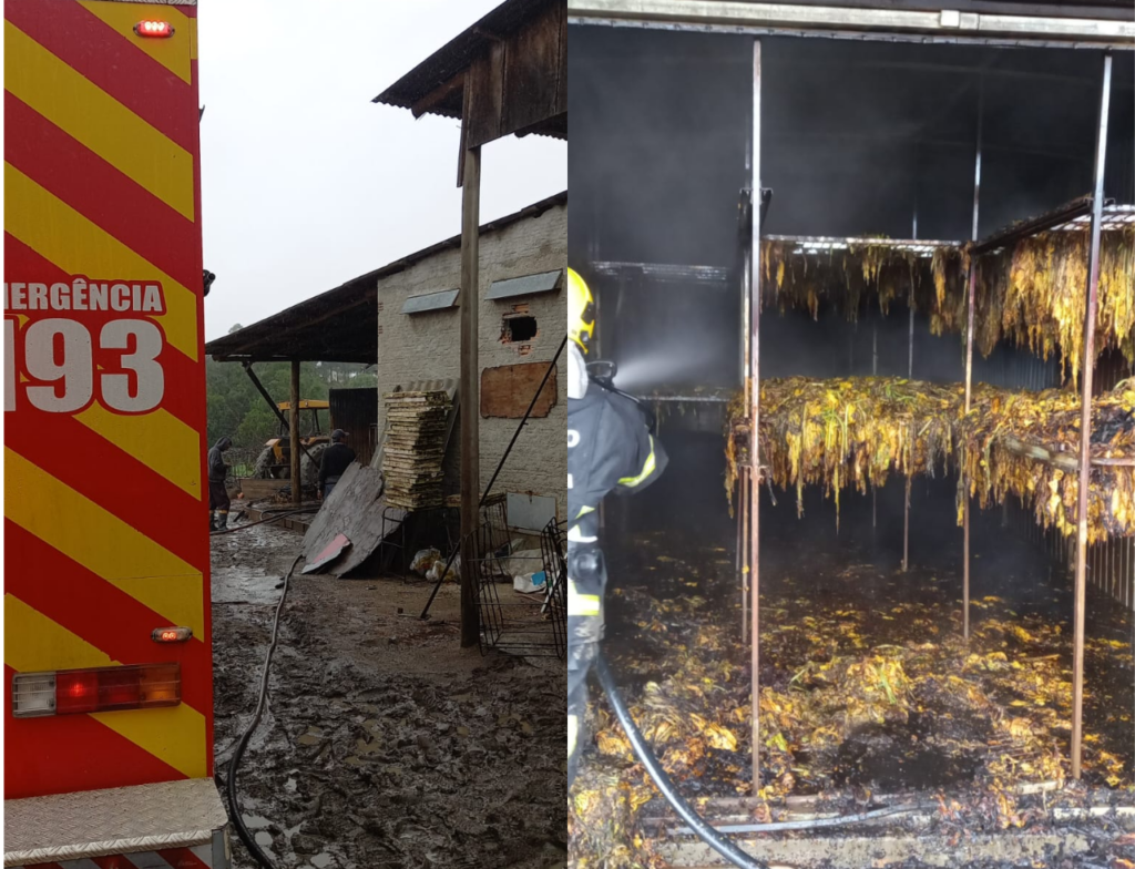 Incêndio assusta moradores e mobiliza bombeiros em Maracajá