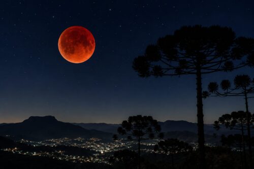 “Lua de Sangue” promete transformar o céu de Santa Catarina