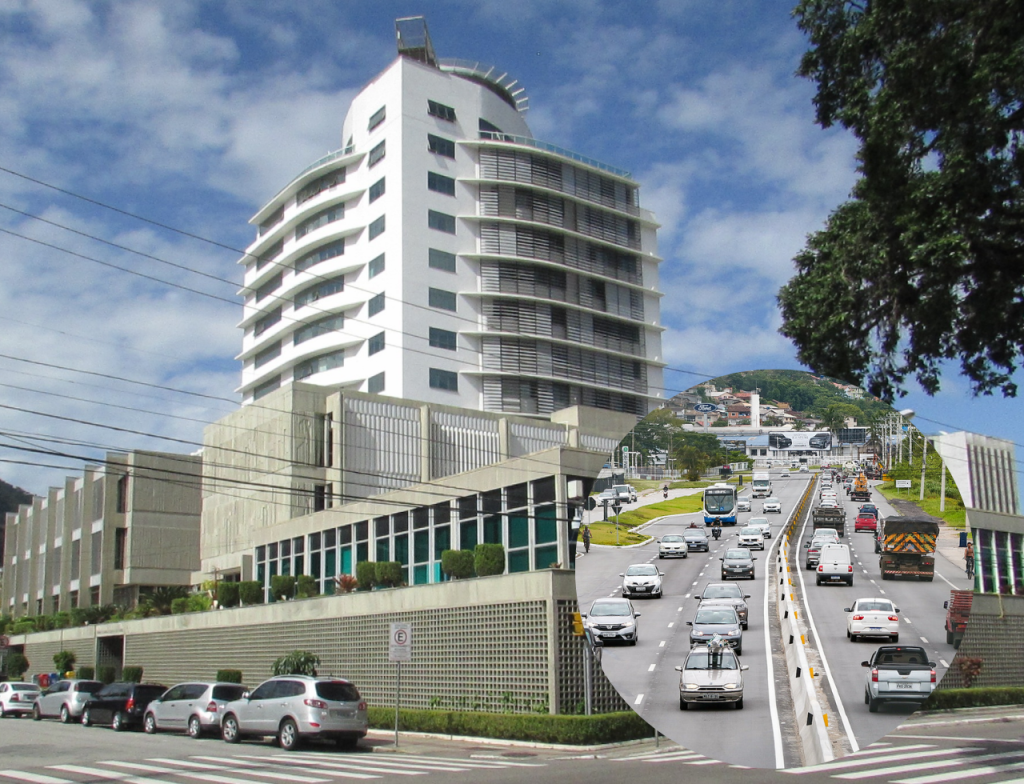 TCE mantém bloqueio para novos trechos da terceira faixa da SC-401 - Fotos: Divulgação/TCE-SC e Mauricio Vieira/SECOM