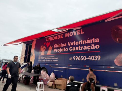 Mutirão de castração atende 400 pets em bairro de Itajaí