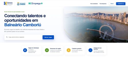 Plataforma para conectar trabalhadores e empresas é lançada em Balneário Camboriú