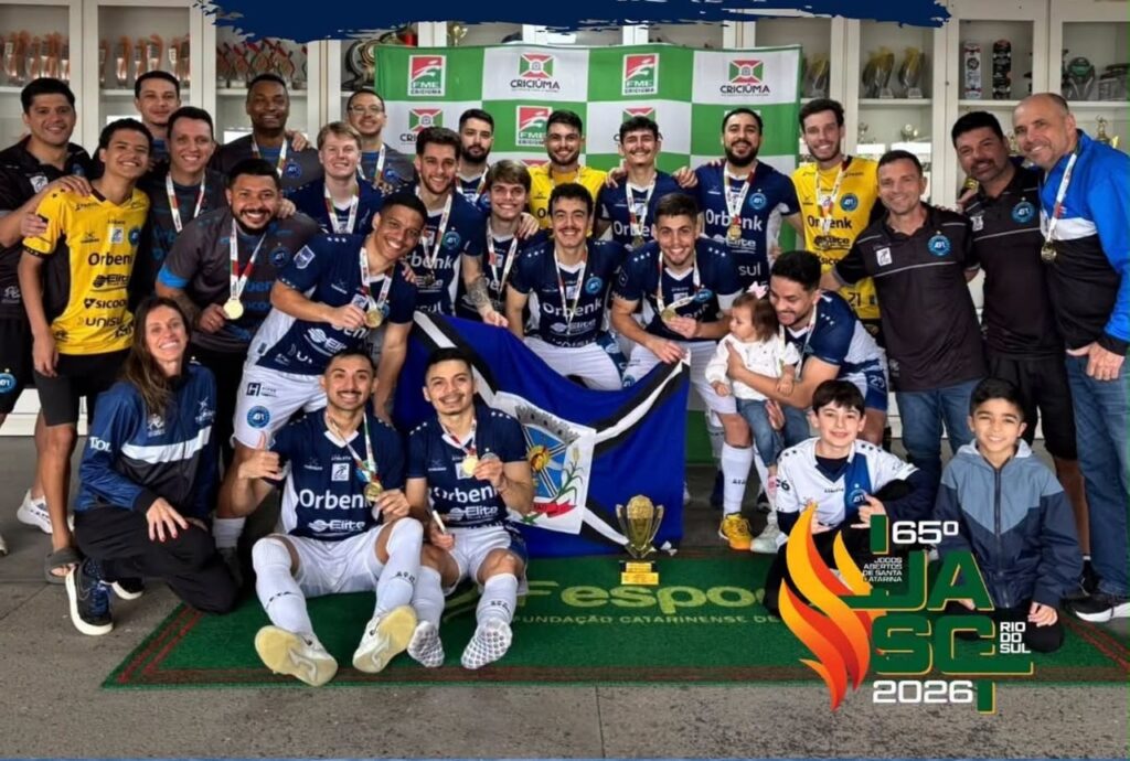 Tubarão Futsal conquista título Regional do JASC 2026. - Foto: Divulgação