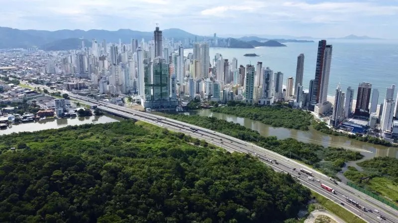 BR-101 terá acesso fechado definitivamente em Balneário Camboriú - Foto: Divulgação/Prefeitura de Balneário Camboriú