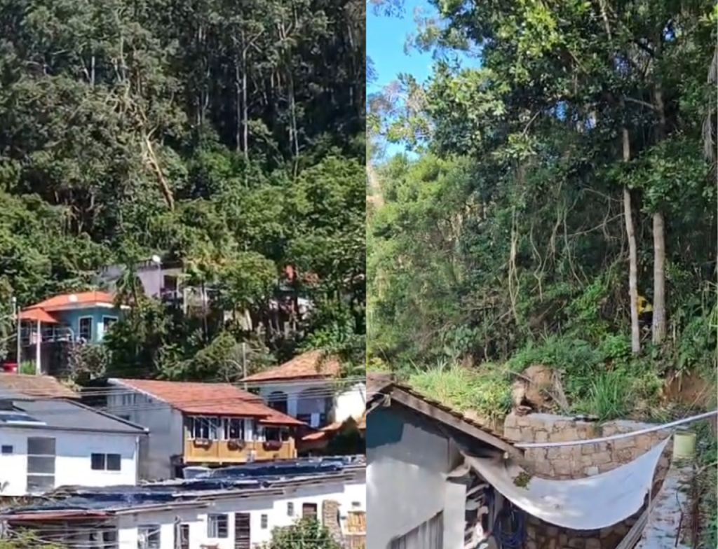 Bombeiros descartam deslizamento após ocorrência em Canasvieiras - Foto: Divulgação/CBMSC