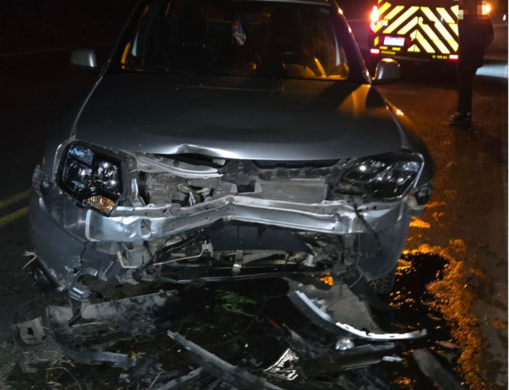 Colisão frontal deixa mulher ferida na SC-108 em Urussanga - Foto: Divulgação/CBMSC