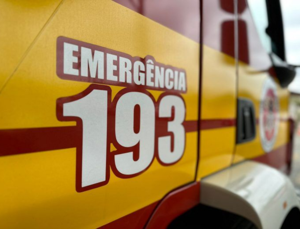 Criança de 4 anos fica ferida em acidente em Criciúma - Foto: Divulgação/CBMSC
