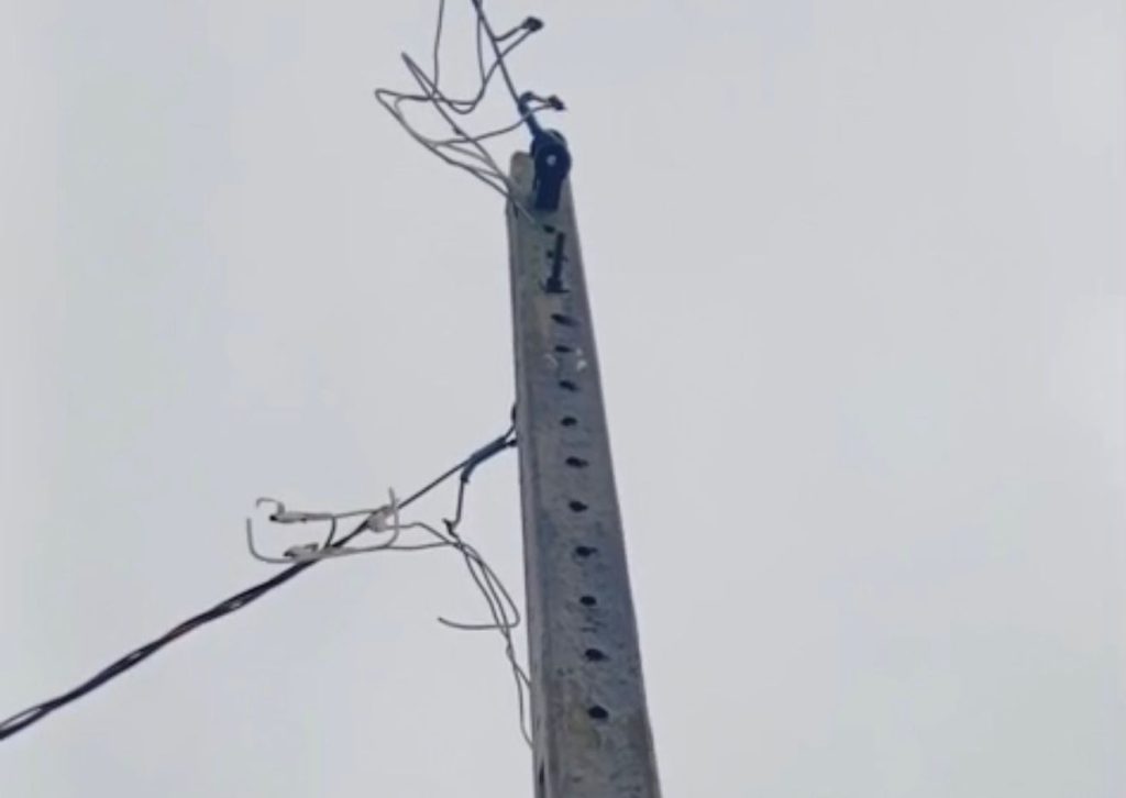 Furto de fiação interrompe abastecimento de água em Araranguá - Foto: Reprodução