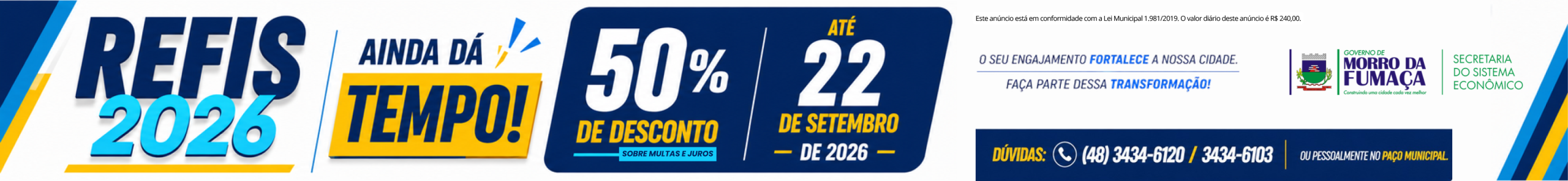 AF 1196.2026/ 1188.2026 – PREF MORRO DA FUMAÇA