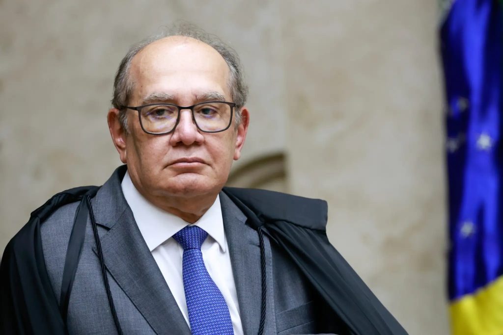 Gilmar Mendes se reuniu com Daniel Vorcaro no STF em 2024 - Foto: Andressa Anholete/SCO/STF