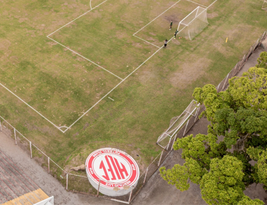 Hercílio Luz prepara troca do gramado do Aníbal Costa - Foto: Divulgação