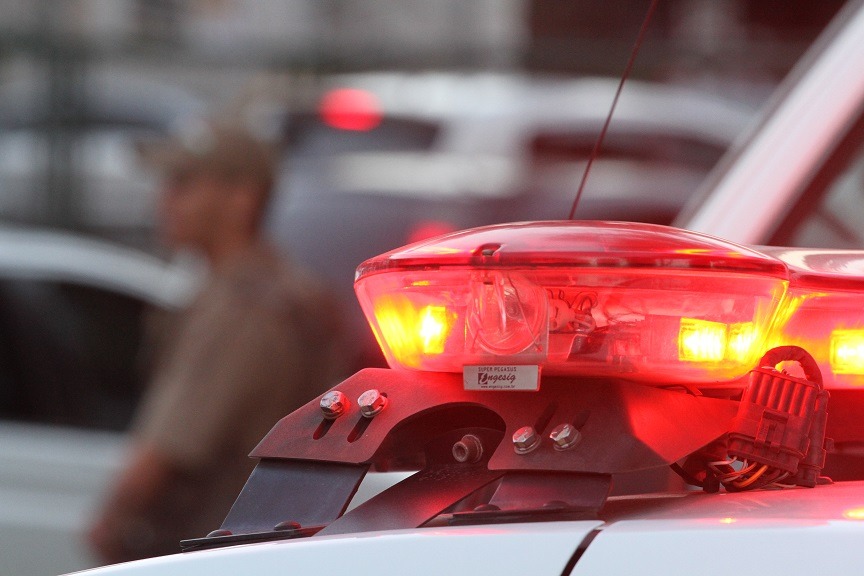 Homem é preso com bateria de caminhão furtada em São José - Foto: Divulgação/PMSC