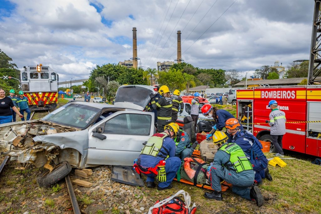 Imbituba terá simulado de acidente entre trem e carro nesta quinta - Foto: Divulgação/Plantão Assessoria