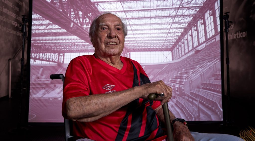 Lenda do Athletico, Jackson Nascimento morre aos 102 anos em SC - Foto: Divulgação/CAP