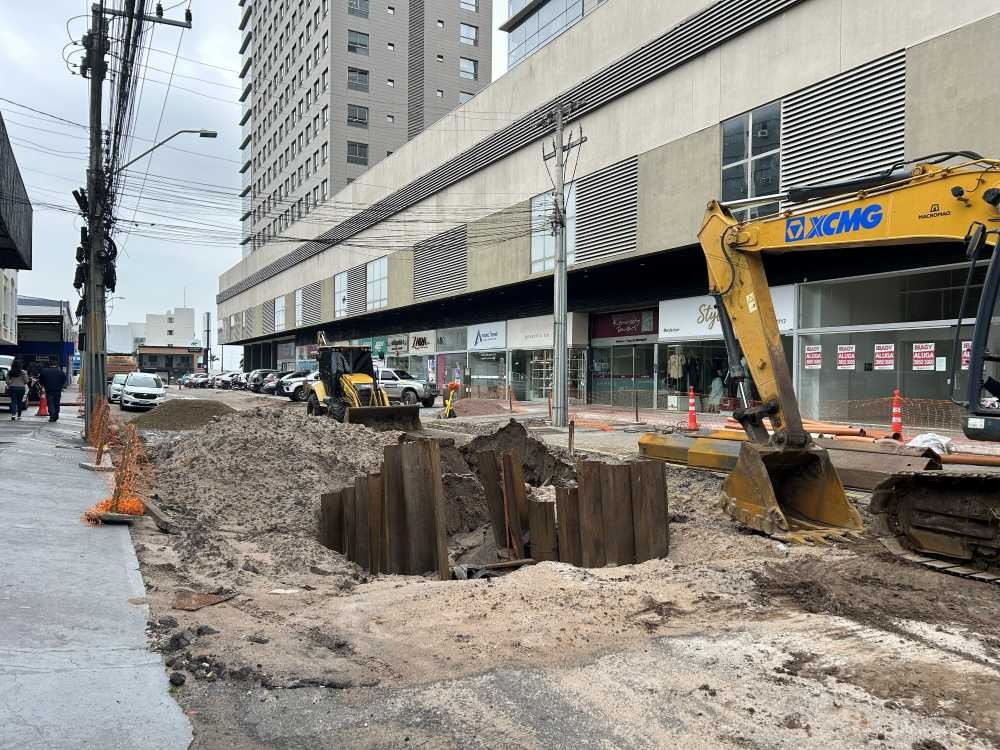 Macrodrenagem avança e muda trânsito em São José; veja onde - Foto: Divulgação/PMSJ