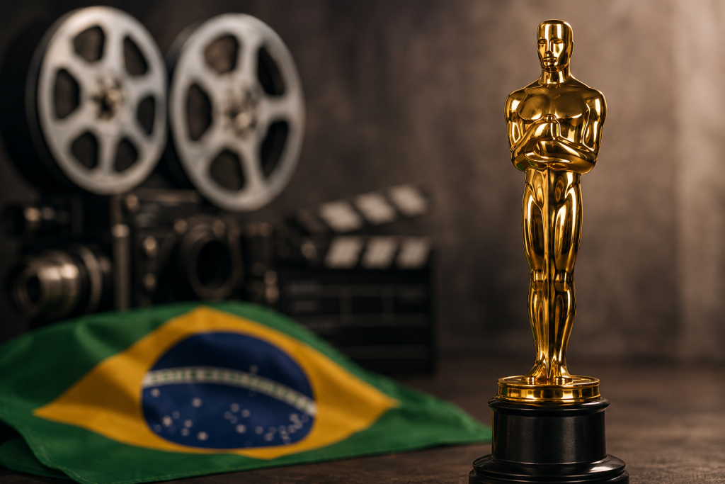 Oscar 2027: seis filmes brasileiros seguem na disputa - Imagem: Ilustrativa/Gerada por IA