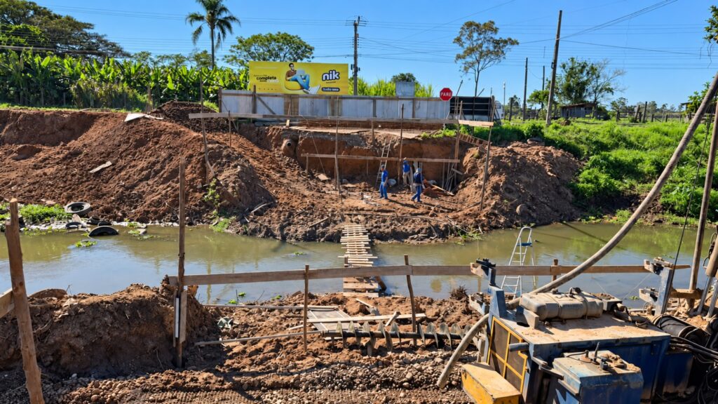 Ponte do Campestre avança e ganha nova etapa em Tubarão - Foto: Divulgação/PMT