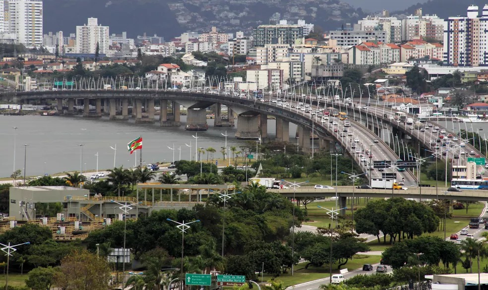 Pontes de Florianópolis terão restrições de trânsito neste sábado - Foto: Douglas Santos/Ascom TCE/SC/Divulgação