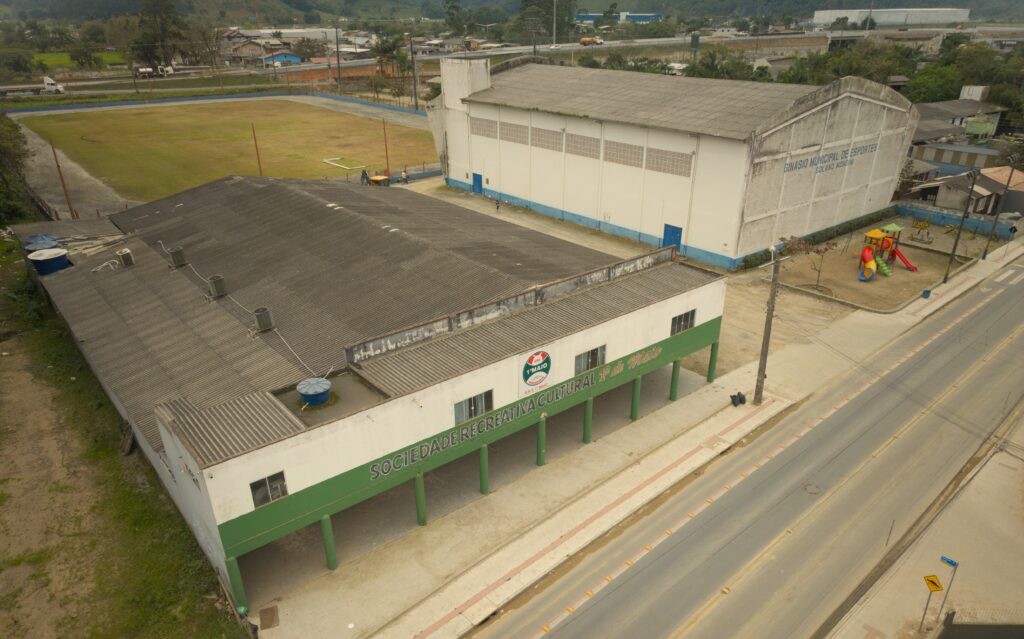 Projeto de novo complexo educacional e esportivo em clube de Navegantes é desenvolvido por meio de parceria. - Foto: Divulgação/Rodrigo Ramos/PMN