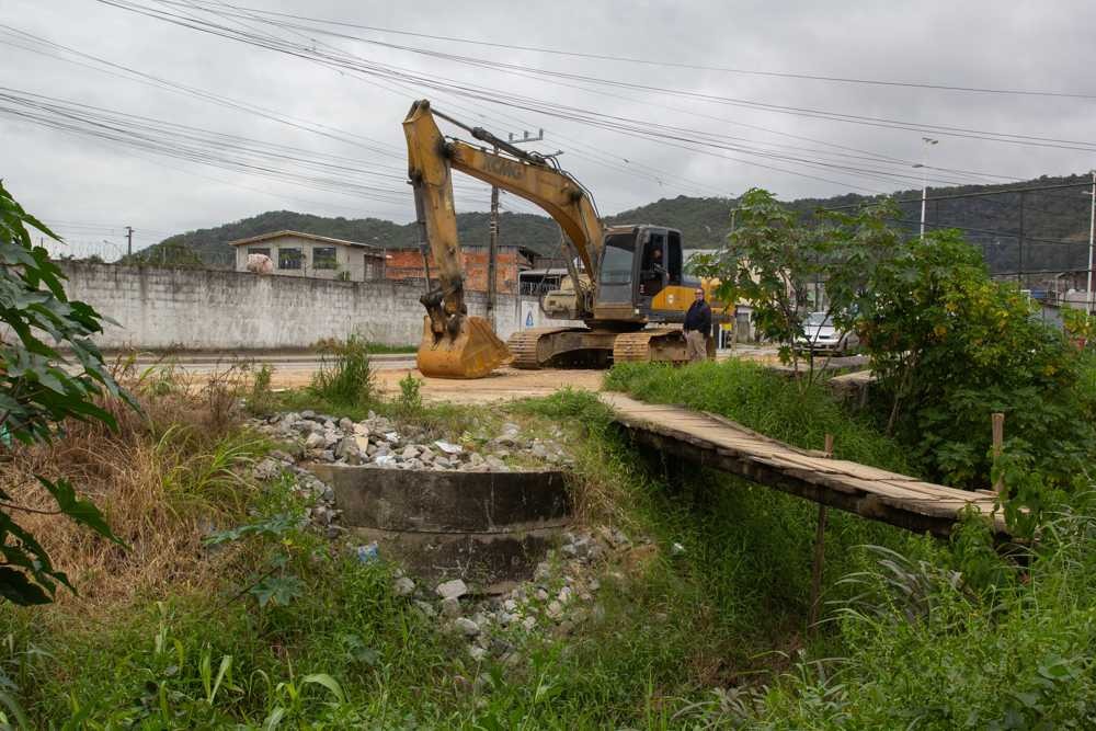 São José inicia obra para substituir pontilhão no limite com Biguaçu - Foto: Divulgação/PMSJ