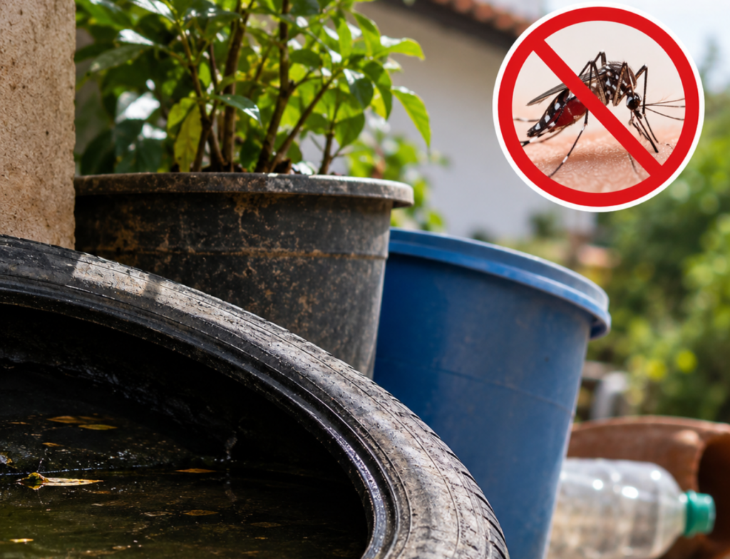 Tubarão registra 703 focos de dengue em 2026; veja bairros - Imagem: Ilustrativa/Gerada por IA