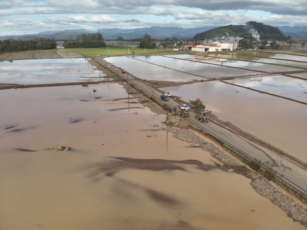 Turvo monta força-tarefa após enchente e avalia estragos - Foto: Divulgação/Prefeitura de Turvo