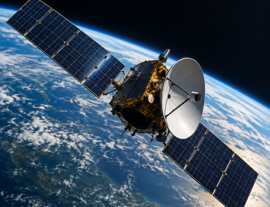 UFSC abre 41 bolsas para projeto de economia espacial em SC - Imagem: Ilustrativa/Gerada por IA