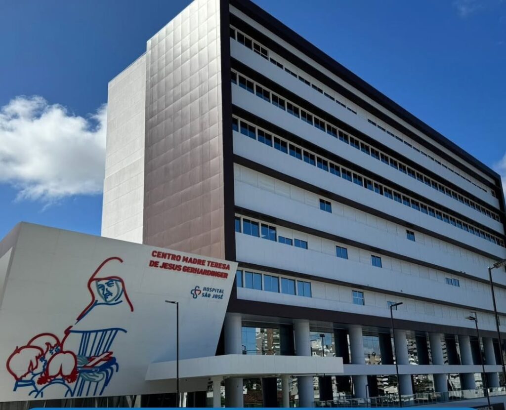 Hospital São José enfrenta superlotação e pede suspensão temporária de encaminhamento de novos pacientes em Criciúma. - Foto: Divulgação