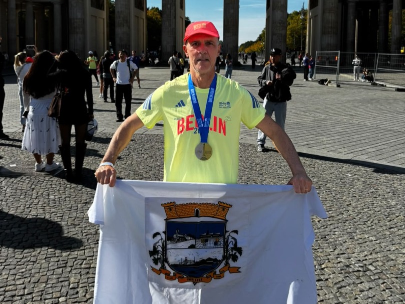 Atleta de Imbituba completa Maratona de Berlim e mira provas nos EUA - Foto: Reprodução