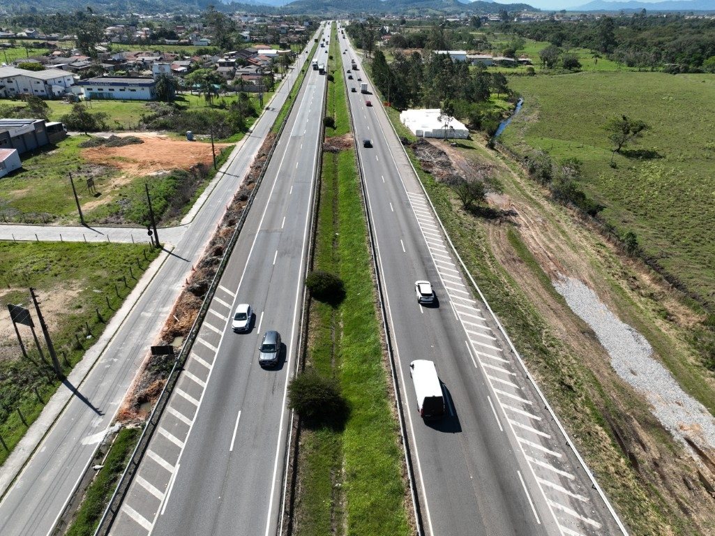 BR-101 terá marginal interditada em Paulo Lopes; veja as datas - Foto: Divulgação/CCR ViaCosteira