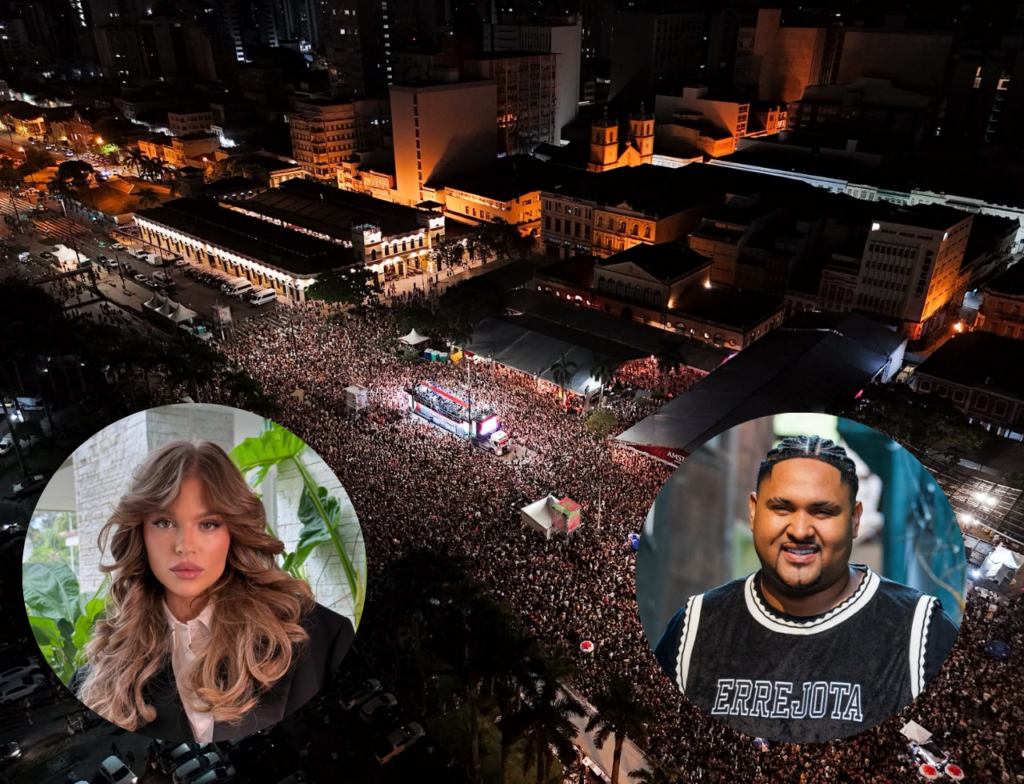 Carnaval de Florianópolis 2027 terá Luísa Sonza e Kevin O Chris - Fotos: Divulgação/PMF, Reprodução/Instagram e Divulgação/Rapha Urjais