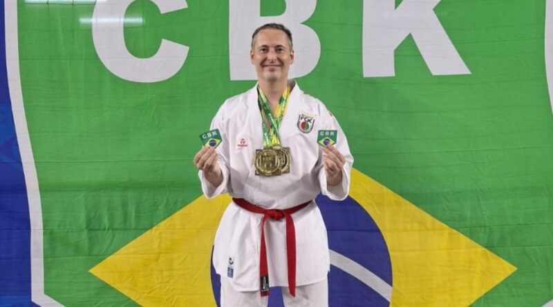 Karateca de Tubarão conquista ouro nacional e é convocado para a Seleção Brasileira - Foto: Divulgação/PMT