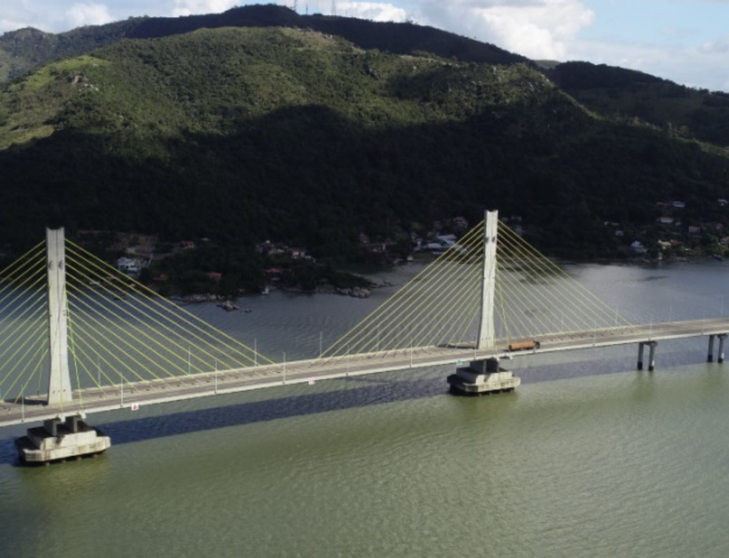 Ponte Anita Garibaldi passa por novas intervenções até dezembro - Foto: Divulgação/CCR ViaCosteira