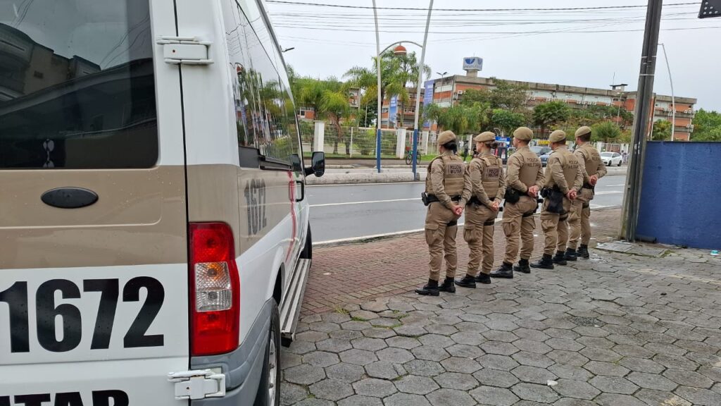 Policiamento já está mobilizado nos locais de votação em BC e Camboriú. - Foto: Divulgação
