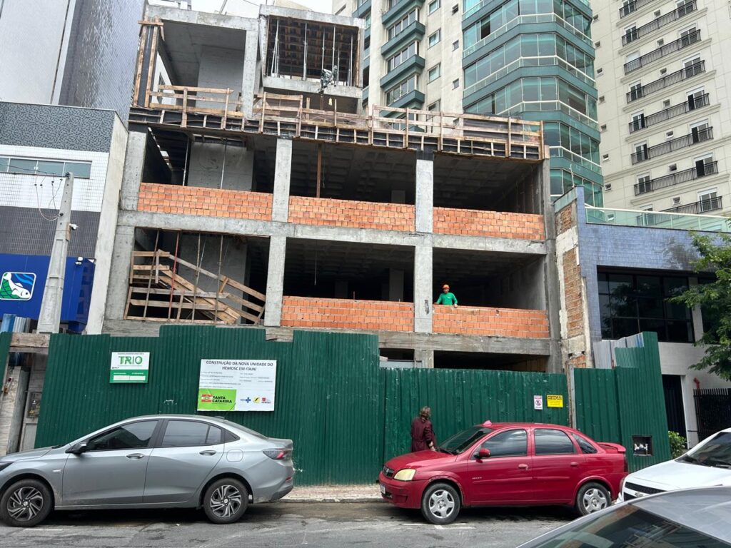 Inauguração da nova unidade do Hemosc em Itajaí é adiada para 2027. - Foto: Divulgação/SES